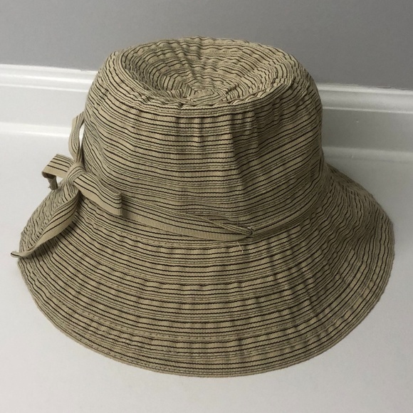 NWOT Grevi Multicolor Striped Cotton Blend Hat main image 6